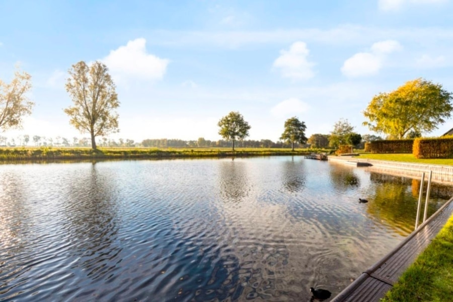 Niederlande: Ferienhaushälfte am Wasser - Ansicht